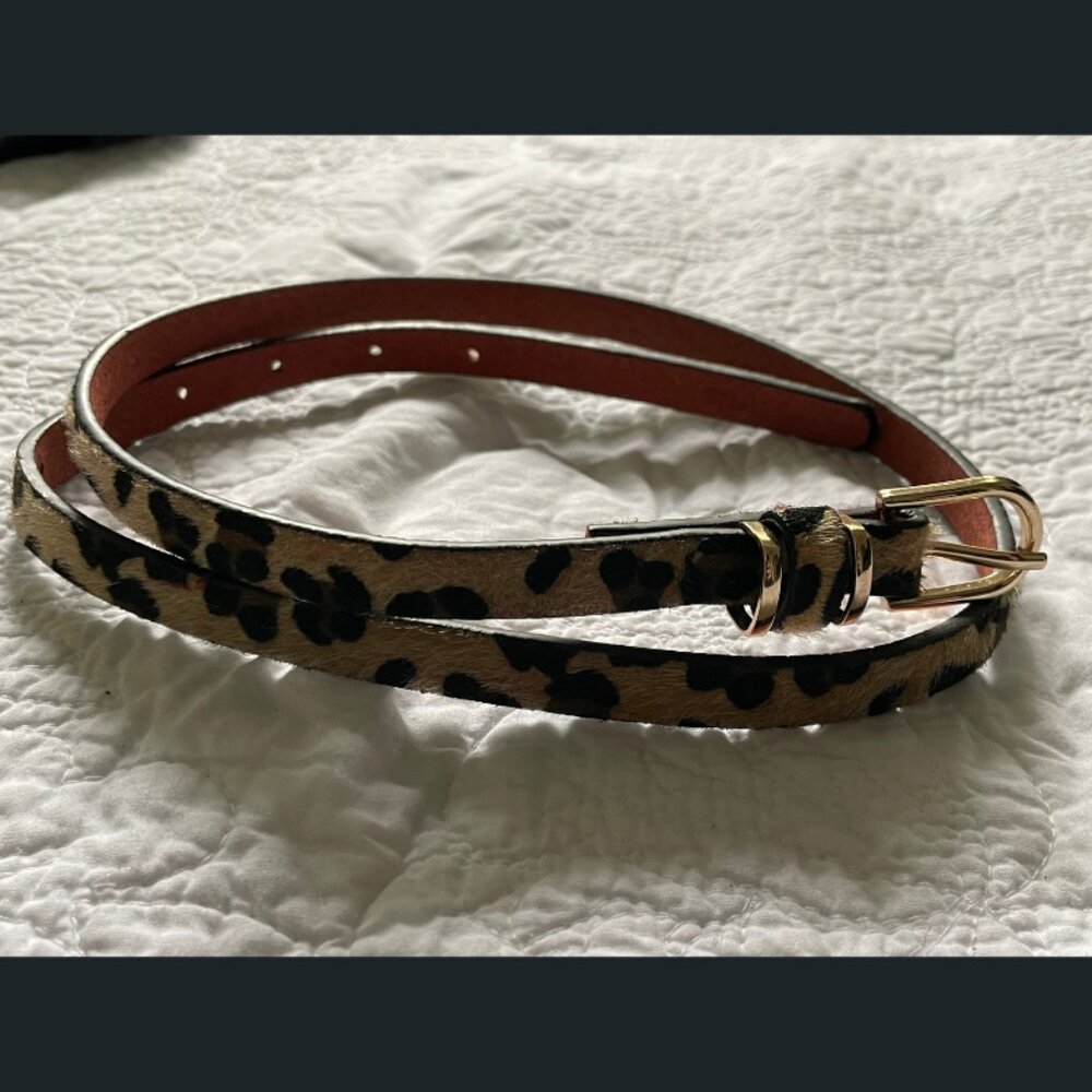 Cheetah Print Belt